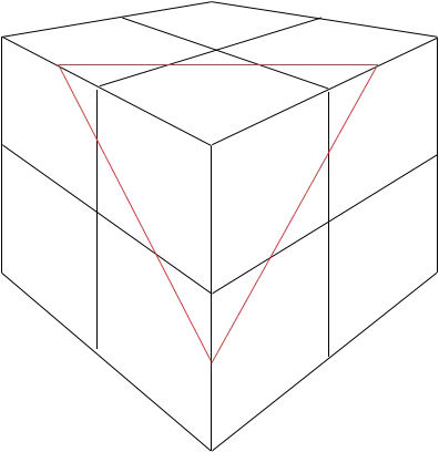 Section of Cubes